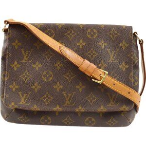 271383AF Louis Vuitton Crossbody Bag Musette Tango Brown Monogram